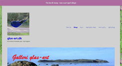Desktop Screenshot of glas-art.dk